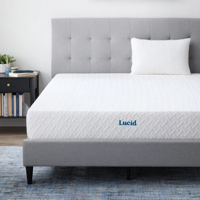 Lucid Comfort 10'' Plush Gel Memory Foam Mattress