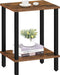 2-Tier Nightstand, End Table for Small Space