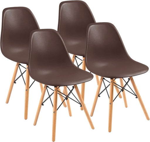 Brown Mid-Century DSW Chairs