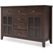 Artisan Chestnut Brown Contemporary Sideboard