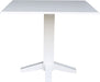 Square Dual Drop Leaf Dining Table, 36", White