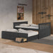 Storkcraft Marco Island Captain'S Bed with Trundle and Drawers - Full (Gray)