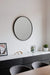 Modern round Rubber Wall Mirror