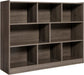 Modern Grey Cube Bookcase for Living Spaces