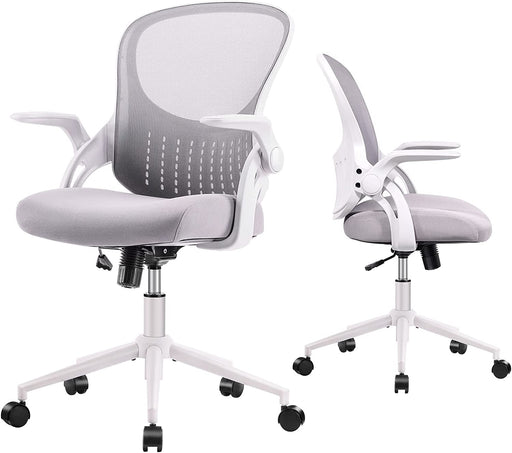 Gray Ergonomic Office Chair with Adjustable Features