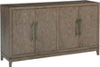 Brown Finish Contemporary Dining Server