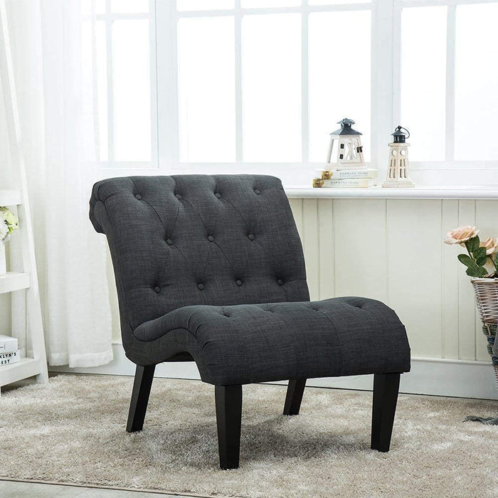 Button Tufted Slipper Chair for Any Room