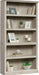 Chalked Chestnut Bookcase with 5 Shelves