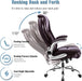 Ergonomic Executive Office Chair with Adjustable Features