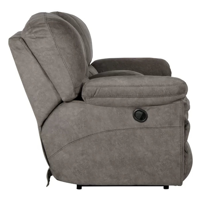 Courvevoie 81.5" Upholstered Reclining Loveseat with Storage Console