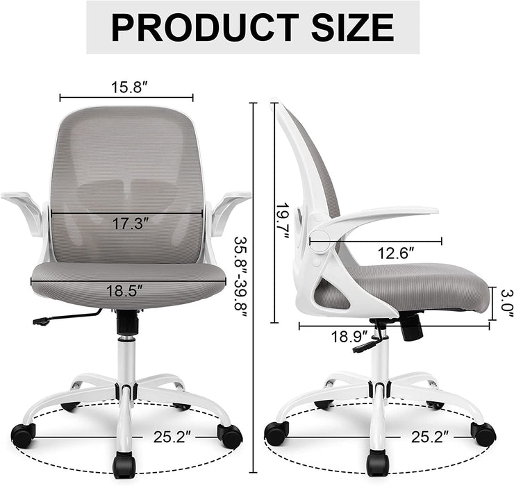 Adjustable Ergonomic Office Chair with Lumbar Support