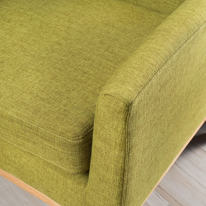 Green Aurla Fabric Chair Accentuates Any Room