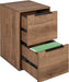2-Drawer Wood File Cabinet for Home Office