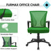 Ergonomic Green Mesh Office Chair with Armrests