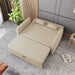 55″ Velvet Convertible Sofa Bed with Chaise