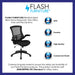 Black Mesh Swivel Office Chair with Arms