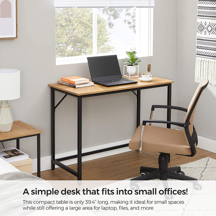Industrial Style Writing Desk for Home Office