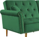 Green Velvet Sectional Sofa Bed