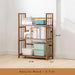 3-Tier Bamboo Bookshelf for Home and Office