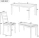 6 Piece Rectangle Dining Table Set