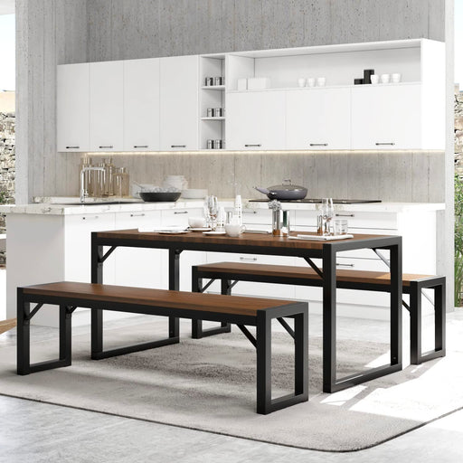 Modern Rustic Kitchen Dining Table Set