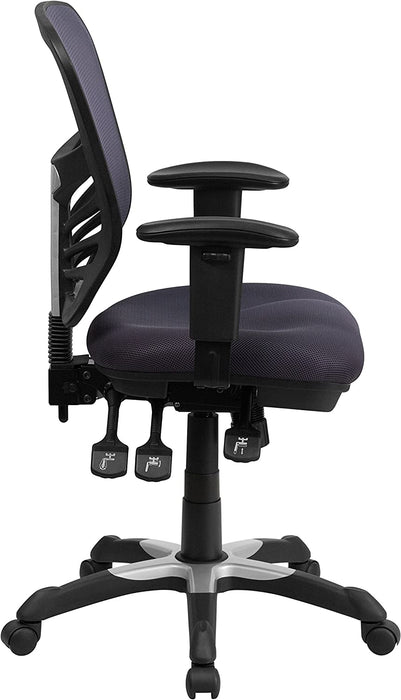 Adjustable Arm Mesh Executive Office Chair