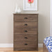 Salt Spring Drifted Gray 5-Drawer Chest