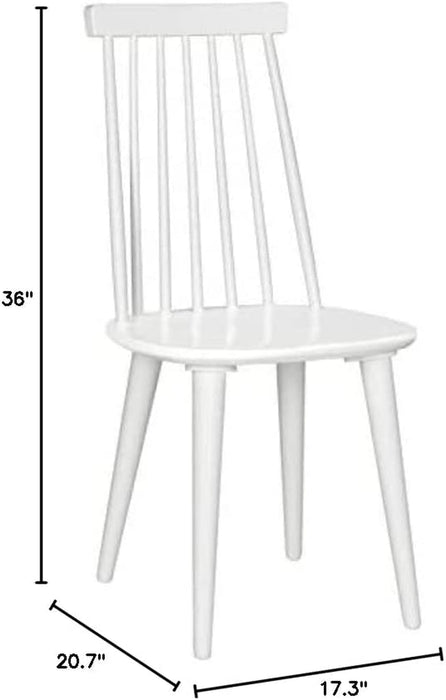 White Spindle Farmhouse Chairs