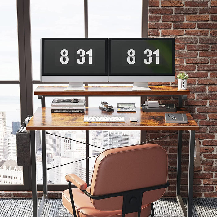 Adjustable Monitor Desk for Home Office