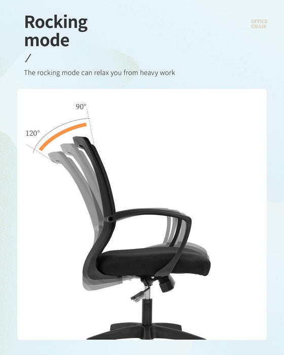 Ergonomic Swivel Chair with Lumbar Support