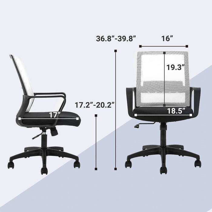 Ergonomic Mesh Office Chair with Lumbar Support