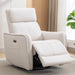 Power Swivel Rocker Recliner Chair with USB Ports,White