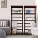 Espresso 5-Shelf Mission Bookcase