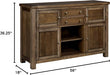 Moriville Rustic Brown Dining Room Buffet