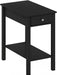 Rectangular Side Table, Americano