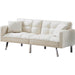 Adjustable Loveseat Sofa Bed with Metal Legs