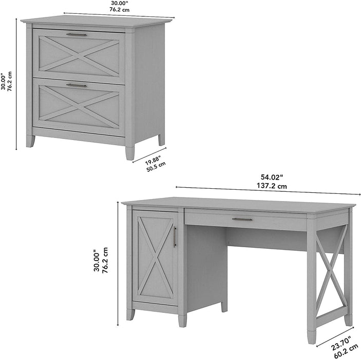 Key West Computer Desk with Storage