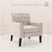 Modern Linen Accent Chair for Comfortable Living