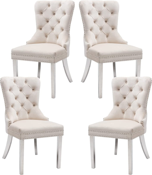 Velvet Dining Chairs Set of 4