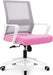 Ergonomic Pink Swivel Chair for Home Office