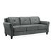 Liston 78.8" round Arm Tufted Sofa