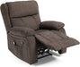 Lindale Massage Recliner, Brown + Black