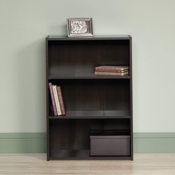 Cinnamon Cherry Bookcase with 3 Shelves