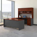 Hansen Cherry U-Shaped Desk with Hutch