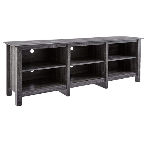 Charcoal Entertainment Center with Storage for 70″ TV