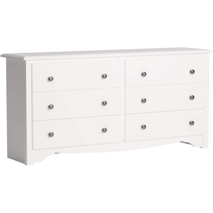 Coffee Brown/Dark Walnut Tall Dresser with 4 Removable Fabric Bins