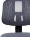 Gray Mesh Swivel Office Chair with Pivot Back