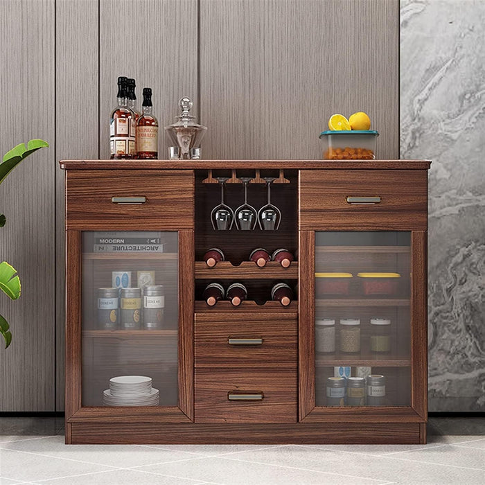 Villa Decor Sideboard Buffet Server Wine Cabinet