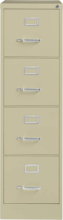 Commercial 4 Drawer Vertical File Cabinet - Putty