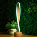 RGB Desk Lamp, Wood Table Lamp with 7 Colors